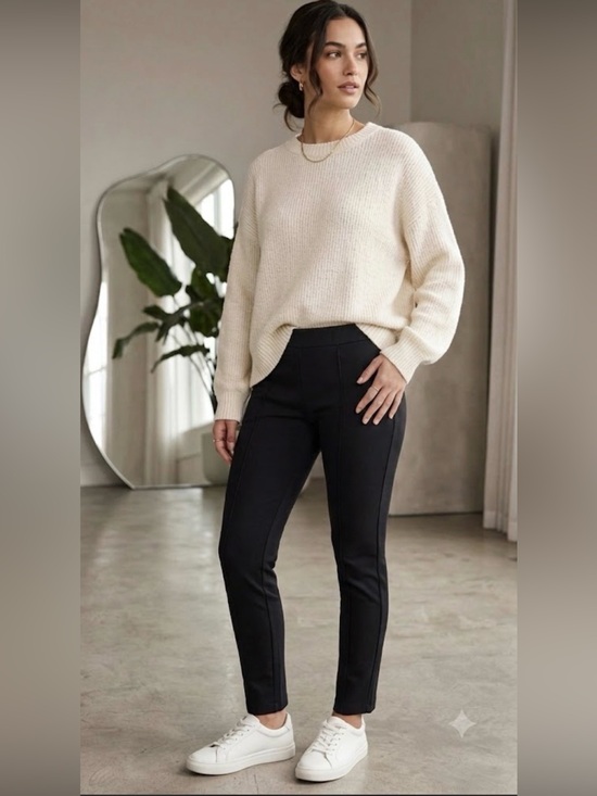 Calvin Klein Pants - Calvin Klein Black Skinny High-Rise Ponte Pants